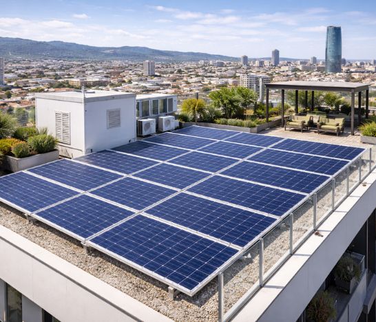 instalacion de placas solares en edificios